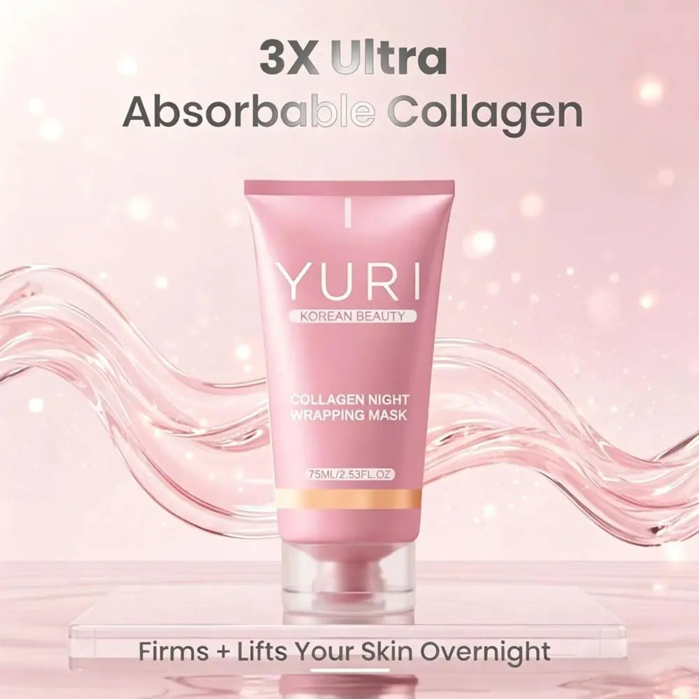 New 75ML Collagen Night Wrapping Mask Easy Peel Off Hydrating Facial Mask Face Mask Skin Care