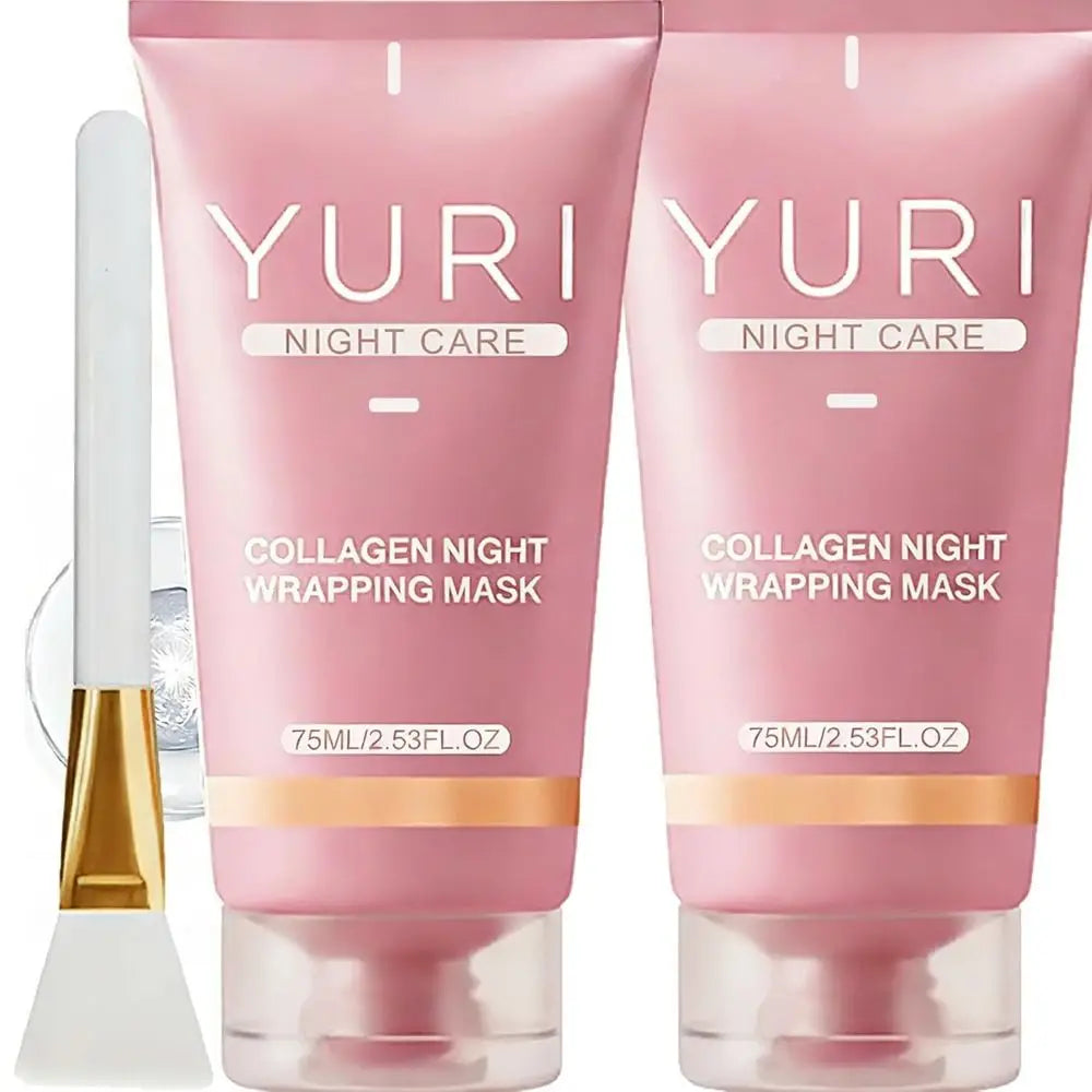 New 75ML Collagen Night Wrapping Mask Easy Peel Off Hydrating Facial Mask Face Mask Skin Care